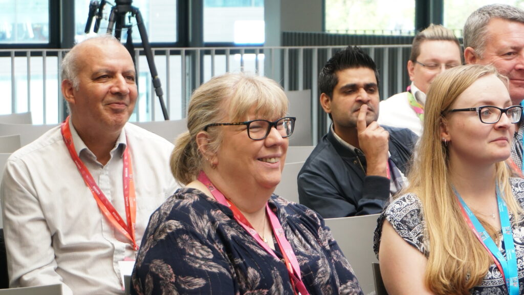 People listening during a conference